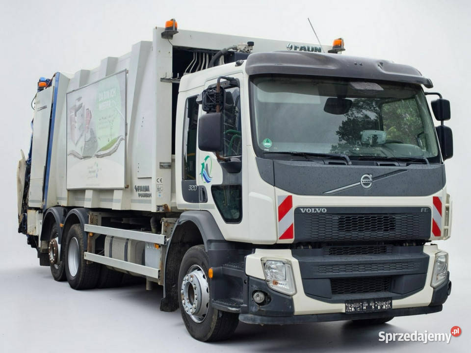 Volvo FE 320 EURO6 6x2 Śmieciarka FAUN 182000km Samochody ciężarowe Skępe sprzedam