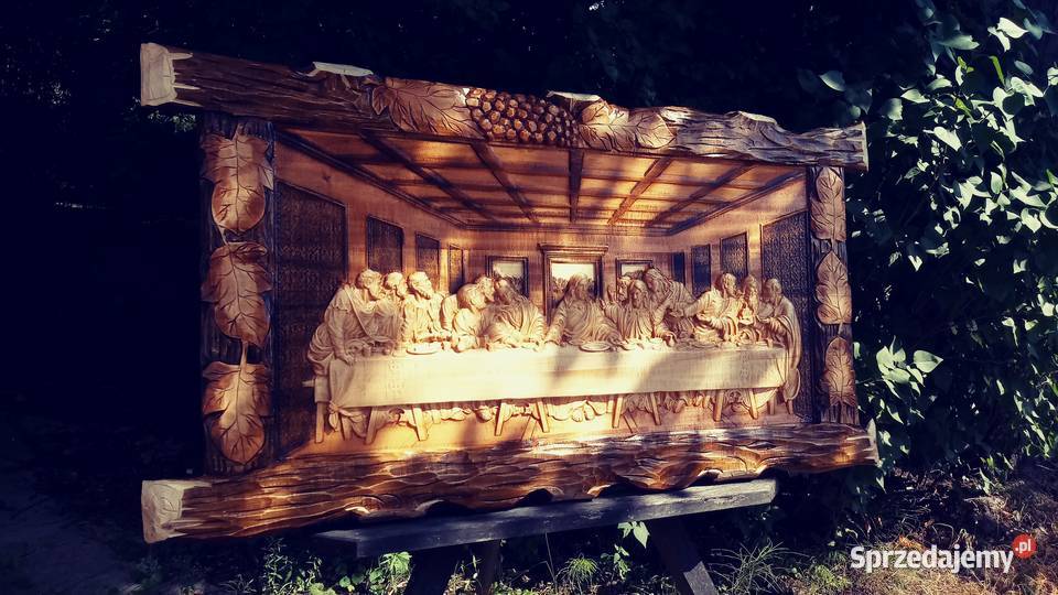 Ostatnia Wieczerza Plakorzezba Drewno Radymno sprzedam