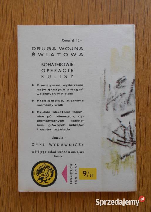 Żółty Tygrys Ognie na bagnach 981