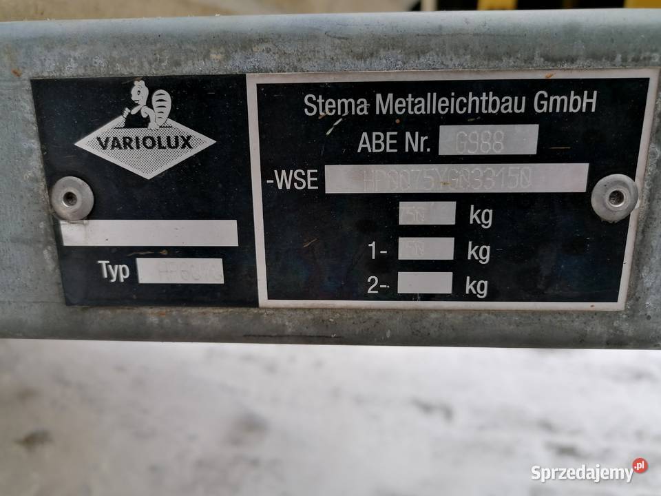 Przyczepka Przyczepa STEMA DMC 750