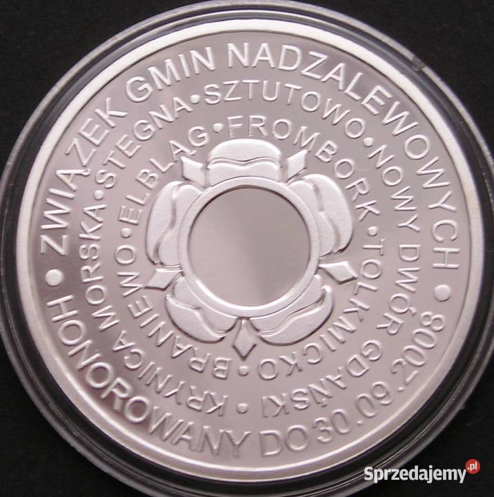 POLSKA 40 BRYZ 2008 SREBRO STAN MENNICZY Łódź sprzedam