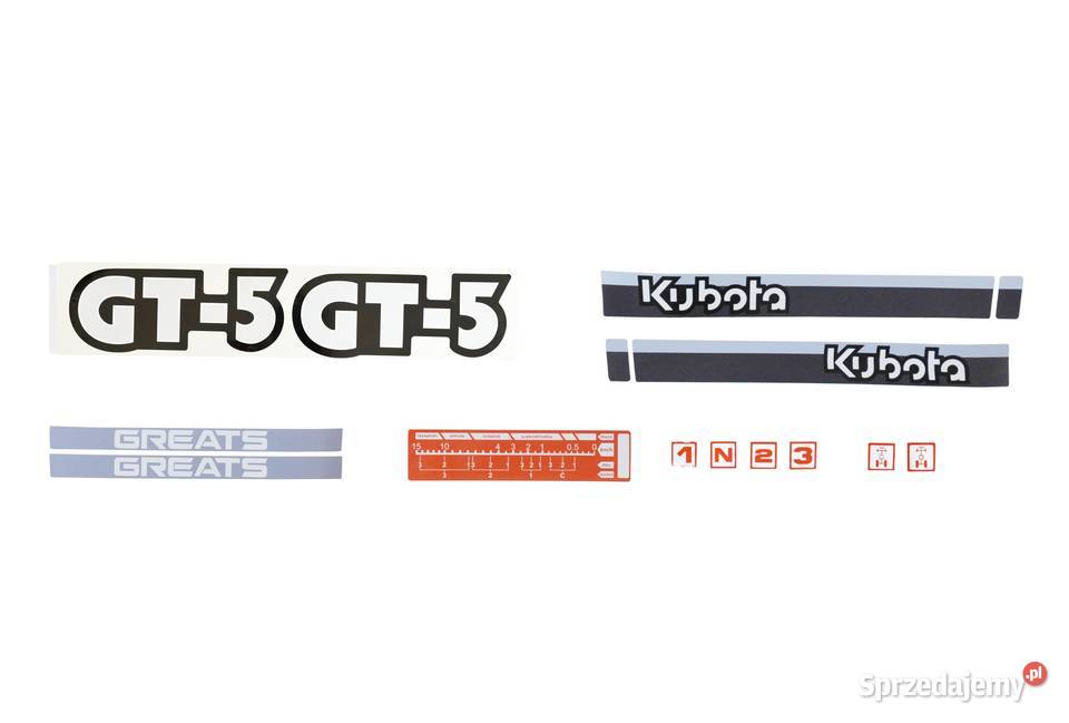 Naklejki Kubota GT5 Tajęcina