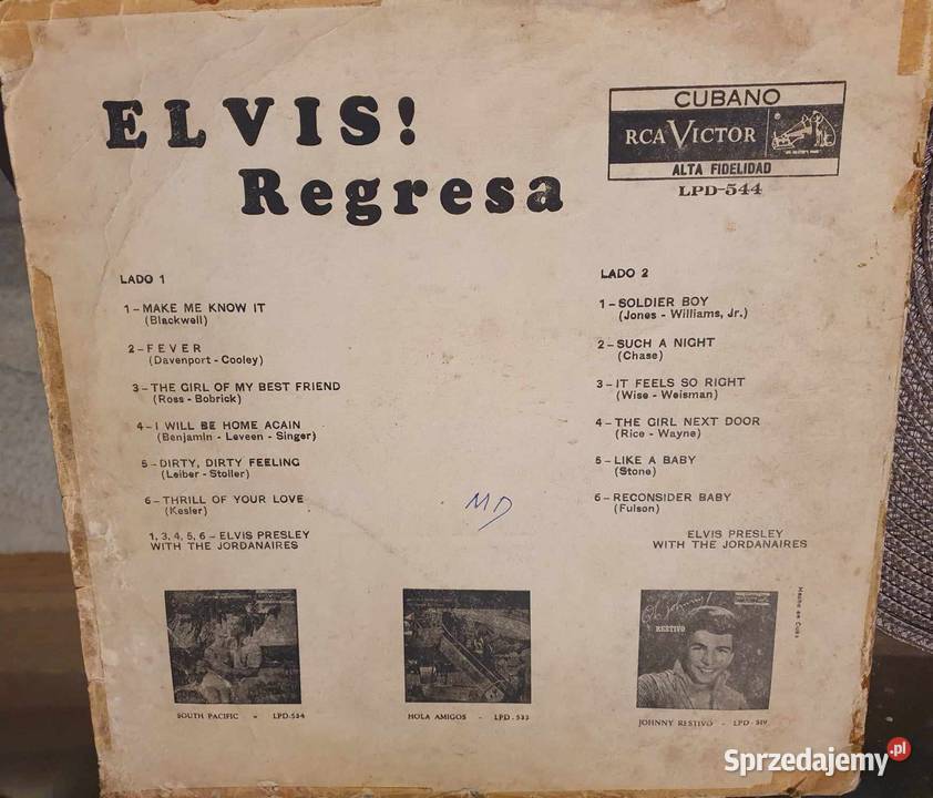 Płyta winylowa ELVIS PRESLEY Regresa Made in Warszawa