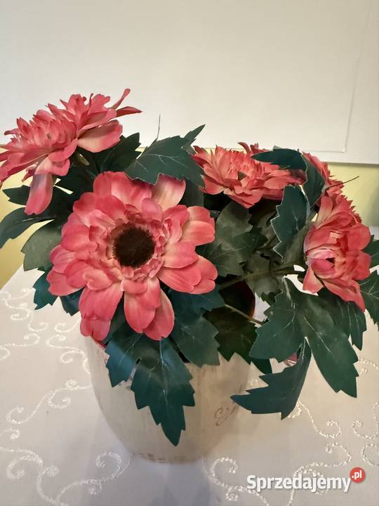 Donica Doniczka ze Sztucznymi Kwiatami Czerwionka-Leszczyny sprzedam