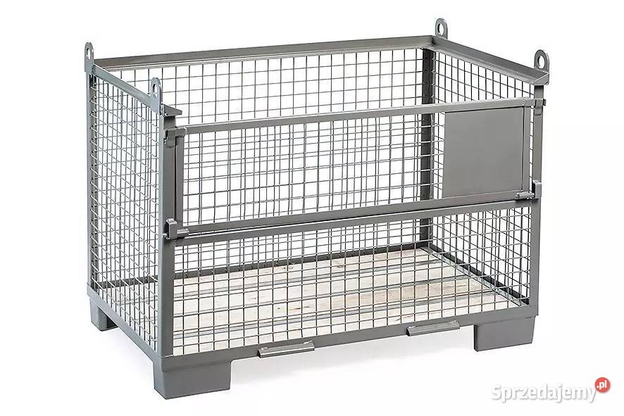 Kosz budowlany osiatkowany z uchylną klapą i Leszno