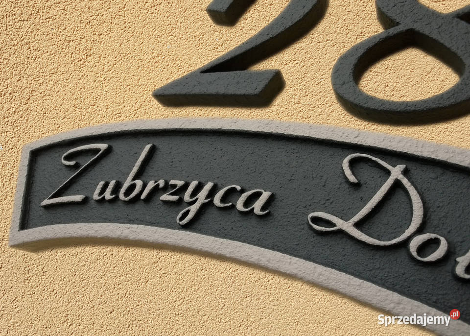 Tablica adresowa z numerem domu Koszalin