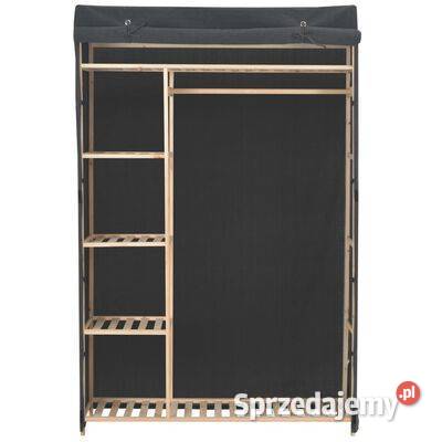 vidaXL Szafa na ubrania szara 110 x 40 x 170 mazowieckie Warszawa