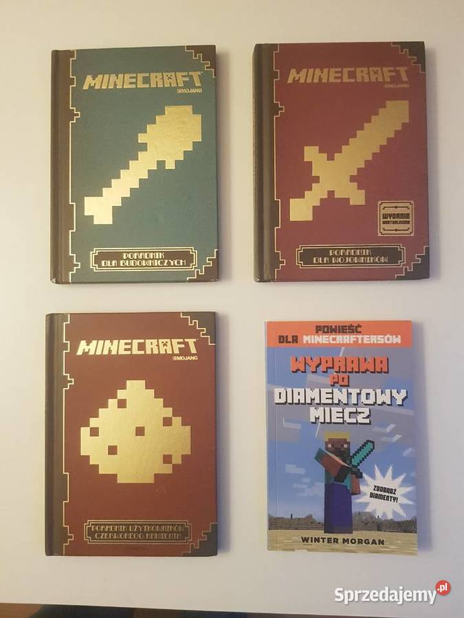 Podręczniki do Minecrafta plus powieść
