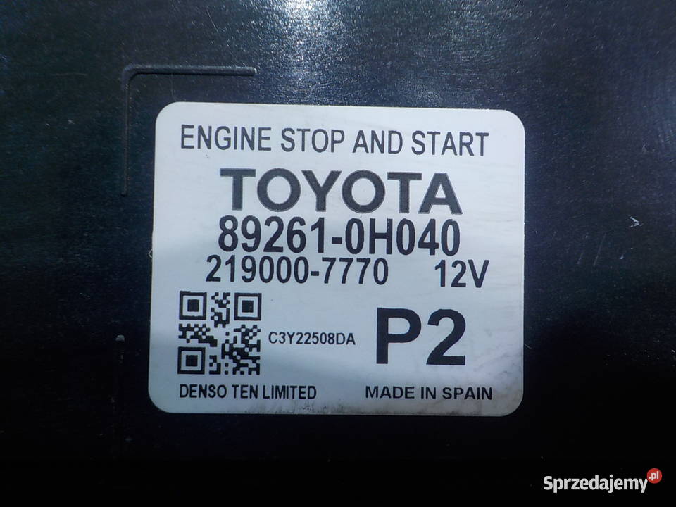 TOYOTA AYGO X 10 VVTI AUT 22r 5D modul sterownik Suków sprzedam