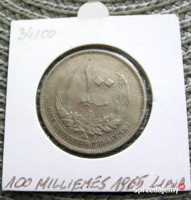 Libia 100 Milimów 1965r wielkopolskie Kalisz