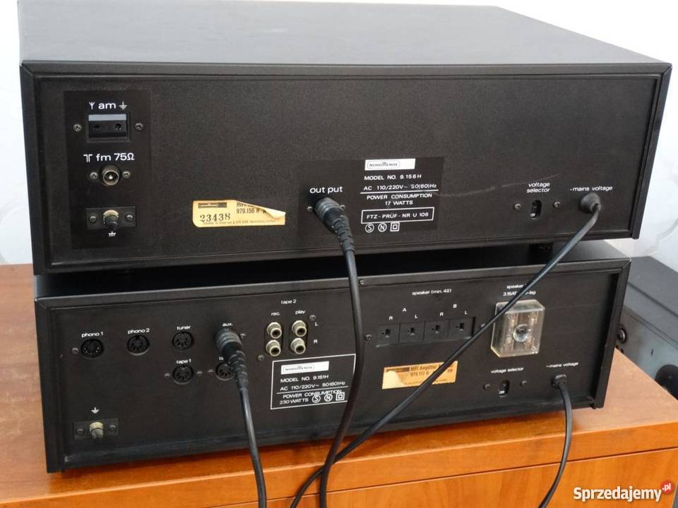 Wzm i Tuner Nordmende PA 1100 TU1050 Vintage podkarpackie Jasło