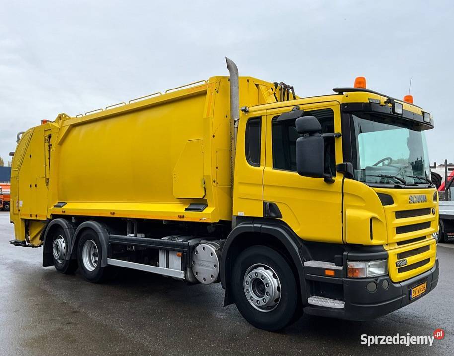 Smieciarka Geensik GMP III Norba Scania P 270 Motoryzacja Warszawa