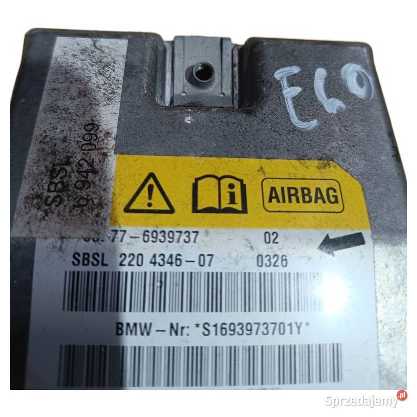 Sterownik poduszek powietrznych BMW 5 E60 E61 osobowe sprzedam