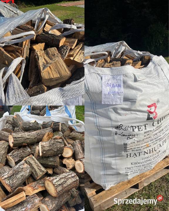 Drewno opał dąb dębina liściaste mazowieckie Zwoleń
