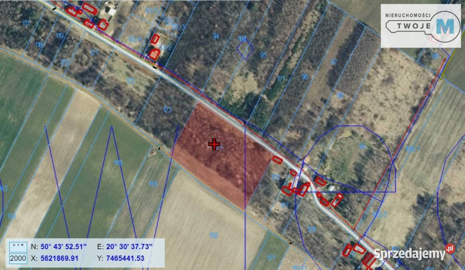 Grunt Chęciny 9900m2 14zł/m2