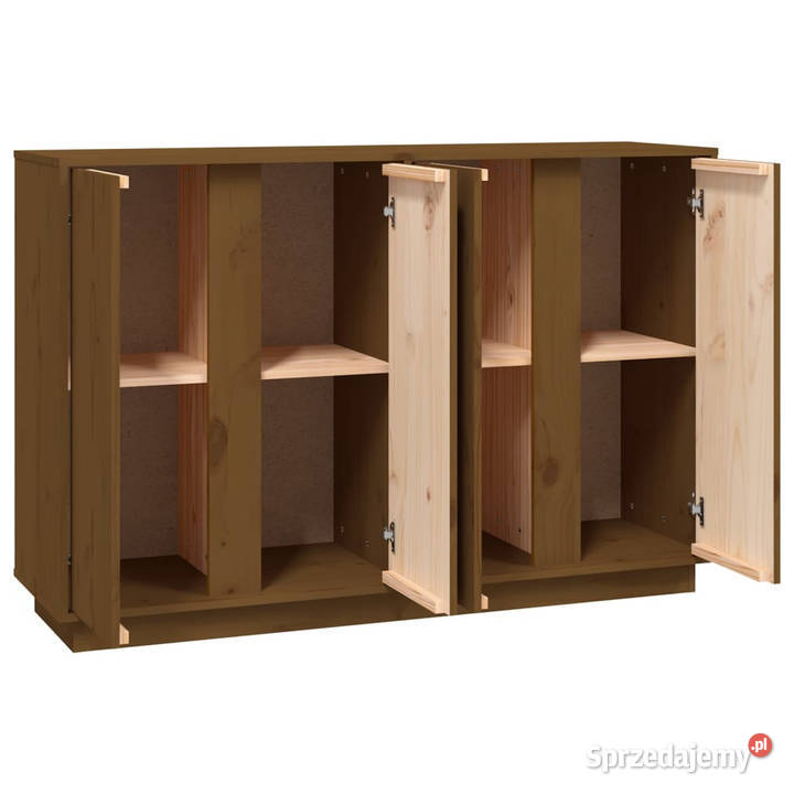Szafka miodowy brąz 120x35x80 lite drewno Warszawa