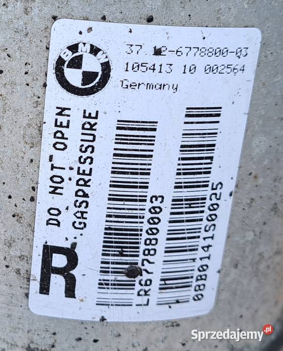 Amortyzatory pneumatyczne tył BMW E65 E66 Mielęcin