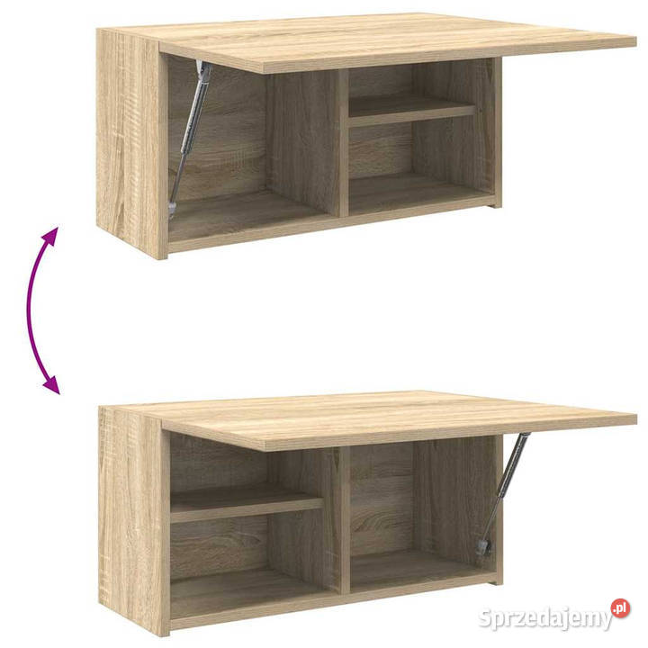 Wisząca szafka łazienkowa dąb sonoma 60x25x30 Warszawa