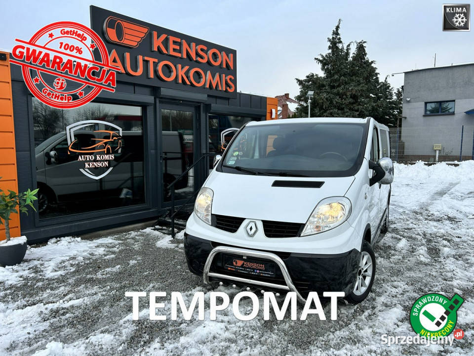 Renault Trafic Brygadówka 6Osobowy Klimatyzacja Bydgoszcz
