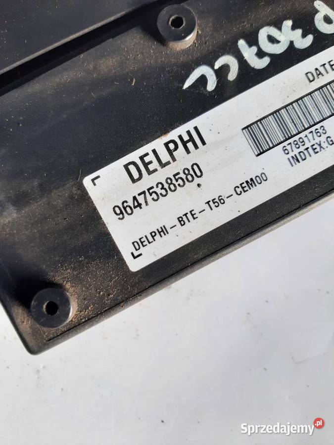 PEUGEOT 307 CC CABRIO STEROWNIK MODUŁ DACHU łódzkie Ksawerów