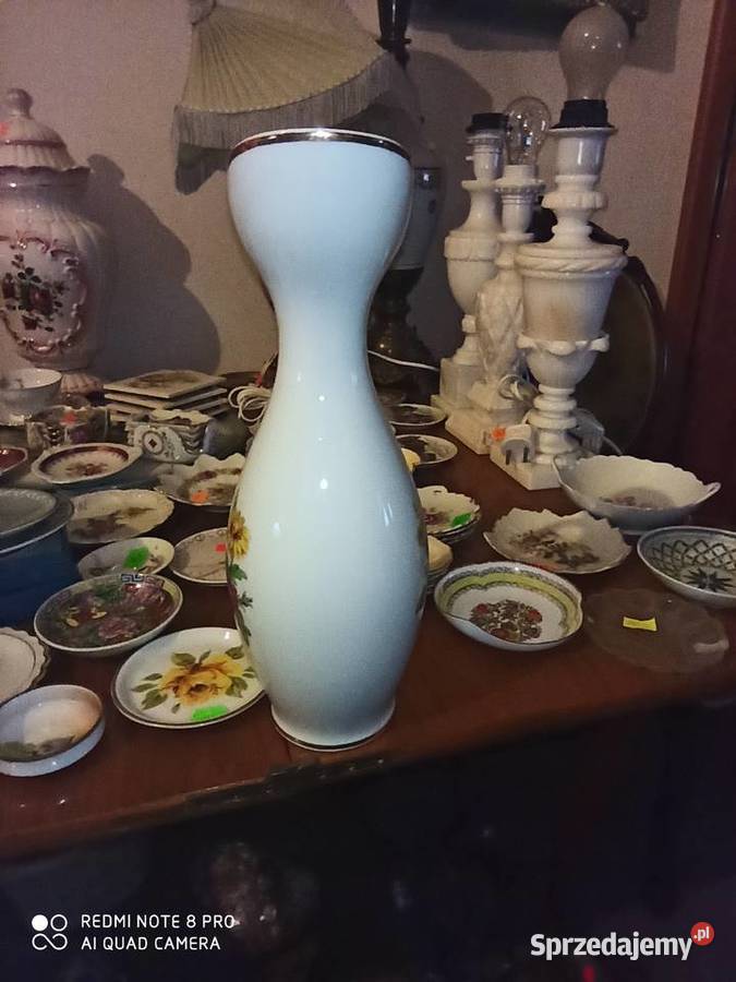 Dzbanek do wody z bukietami kwiatów Hackefors Porcelana i szkło Gdańsk