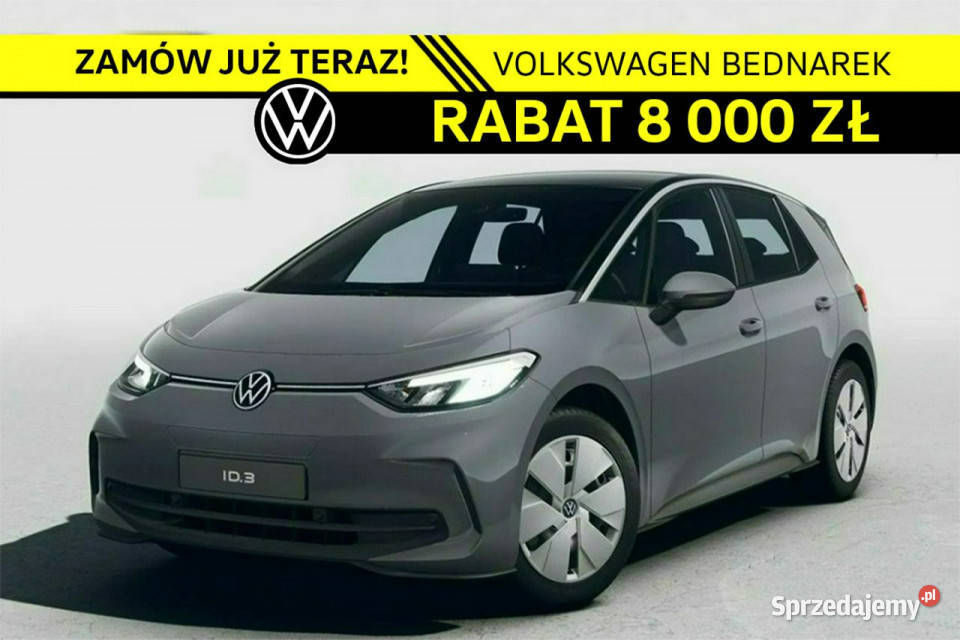 Volkswagen ID3 Pure 52 kWh 170 autoalarm Łódź
