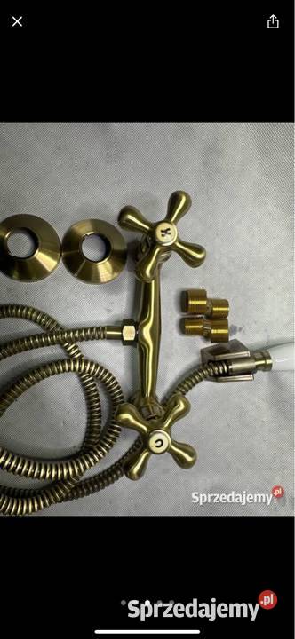 Bateria retro prysznicowa dekoracyjny firmy śląskie