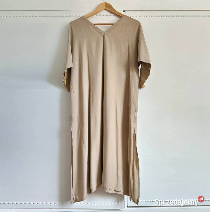 Nowa długa tunika kurta kameez S boho bohemian Szczecin