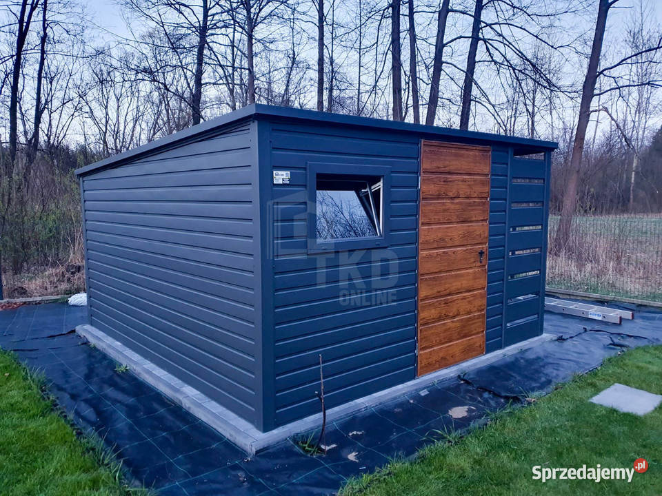 Domek Ogrodowy 3x4 wiata 1x4 drzwi okno rynny Nowy Sącz