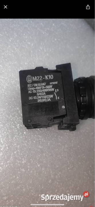 Przycisk komplet Eaton 216512 M22DGX1K10 M22 LED śląskie Gliwice