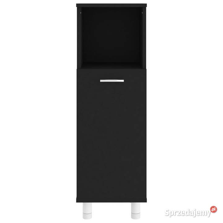 Szafka łazienkowa czarna 30x30x95 materiał Warszawa