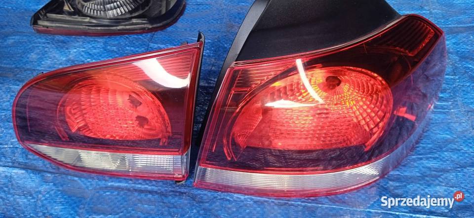 Lampy tył golf 6 highline ciemne komplet z Jasieniec