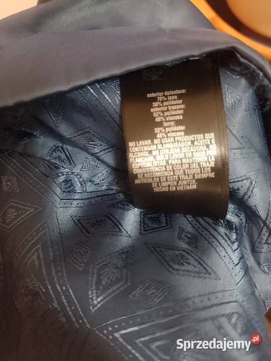 ML Ted Baker Granatowa kamizelka garniturowa z małopolskie Kraków