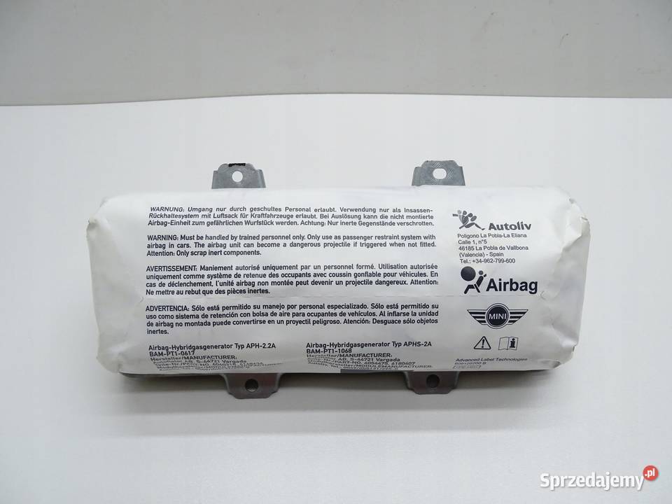 PODUSZKA PASAŻERA POWIETRZNA AIRBAG MINI sprzedam