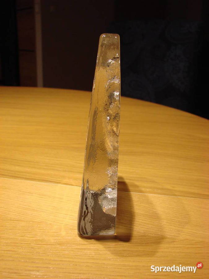 Wiking szklany przycisk do papieru Nybro Sweden Pruszcz Gdański sprzedam