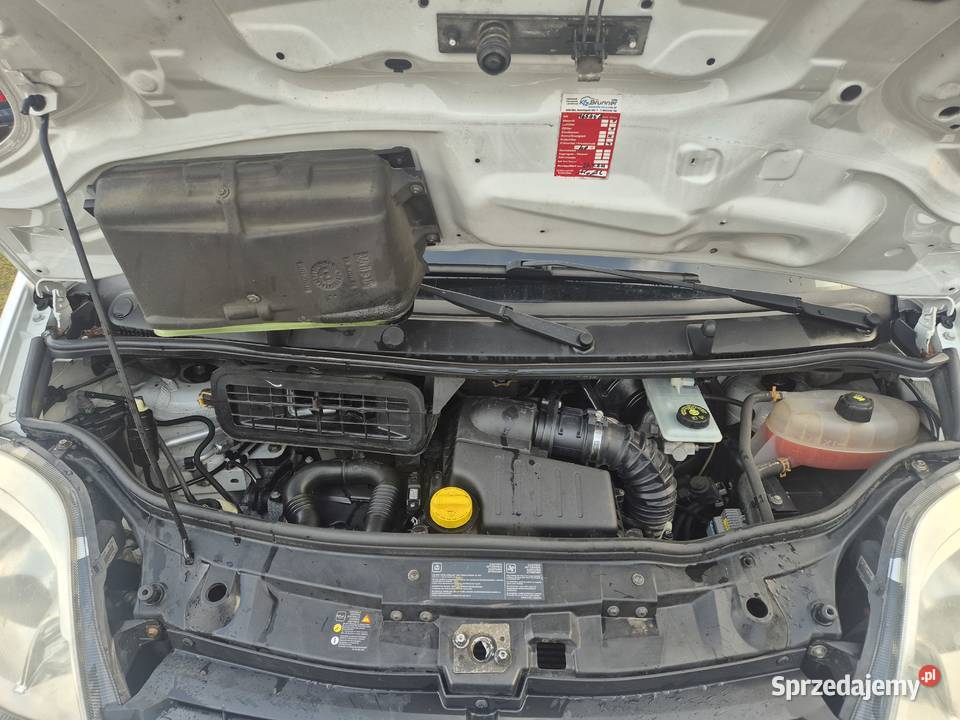 2011 Opel Vivaro Skrzynia 3 osoby 20d 114 KLIMA śląskie