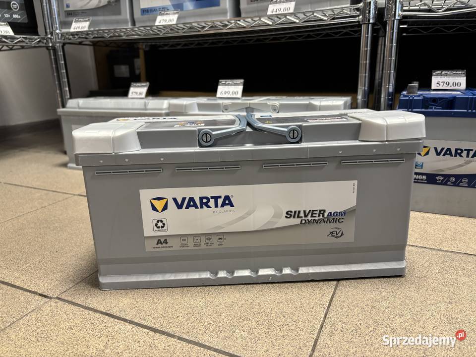 Akumulator 105ah 950a Varta A4 AGM łódzkie Zduńska Wola