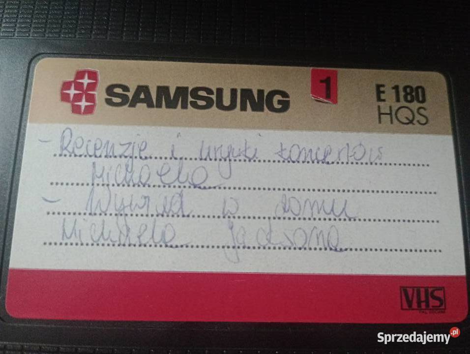 Kaseta VHS fana Michaela Jacksona fragmenty Dywity