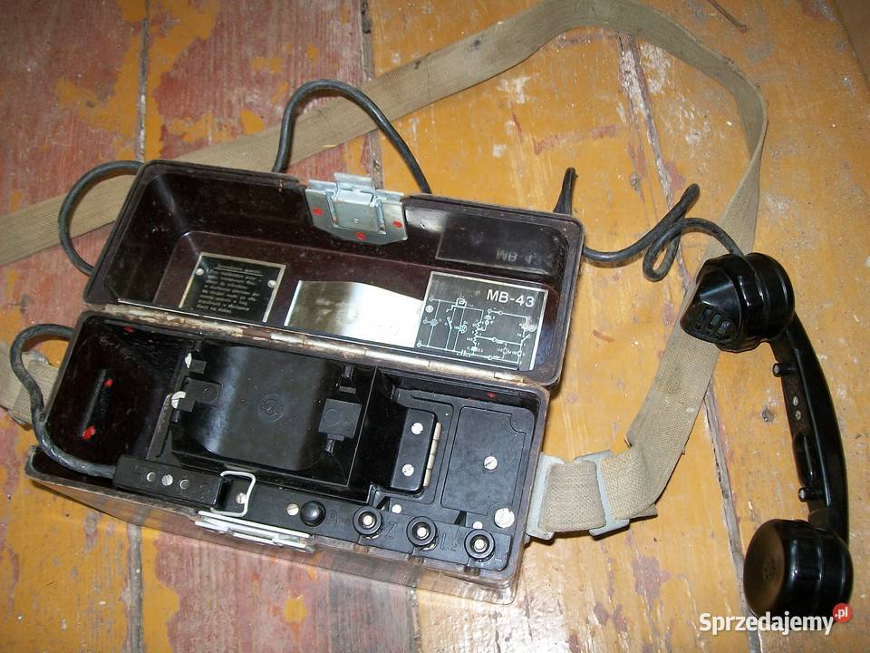 WOJSKOWY PRZENOŚNY TELEFON POLOWY Świerzawa sprzedam