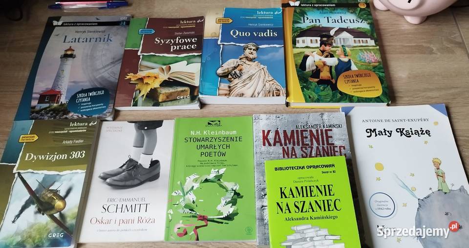 Książki 8 klasa i lektury 78 klasa pomorskie Gdańsk sprzedam