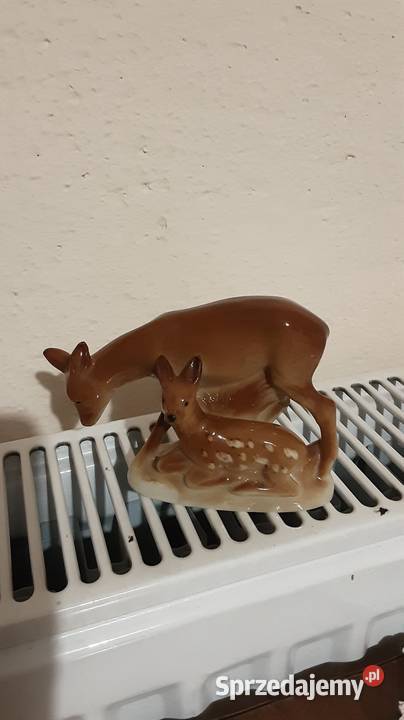Figurka porcelanowasarenka z jelonkiem Bielsko-Biała sprzedam