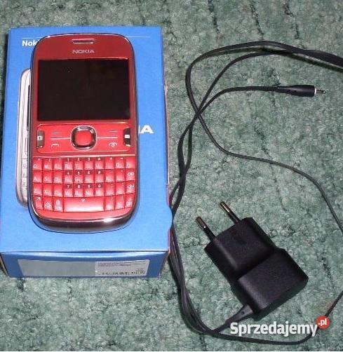 NOKIA ASHA 302 RED śląskie