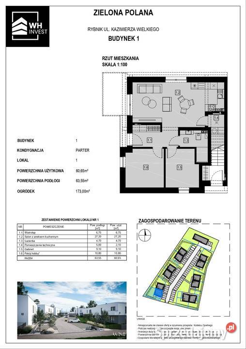 Osiedle ZIELONA POLANA 7245m2 Nowe mieszkanie Rybnik