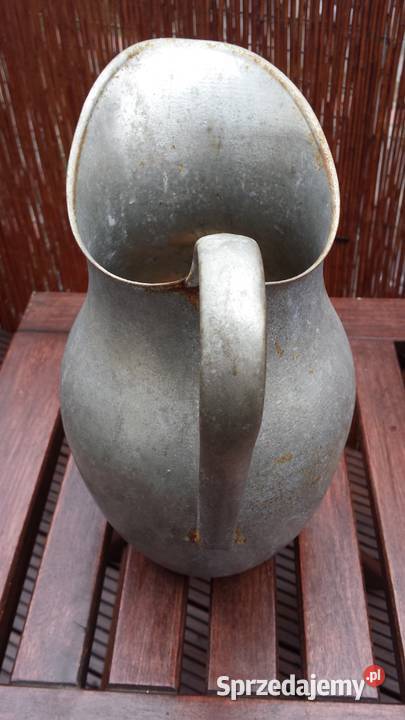 Stary aluminiowy dzbanek karafka retro vintage Warszawa sprzedam