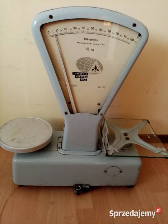 Waga sklepowa uchylna retro Lubelskie Fabryki Książenice
