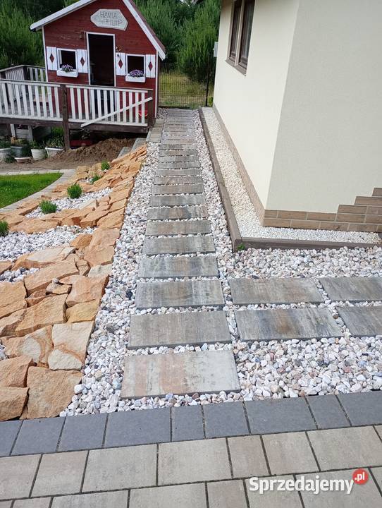 Kamień ogrodowy na wzmocnienie skarpy skalniak mazowieckie Warszawa