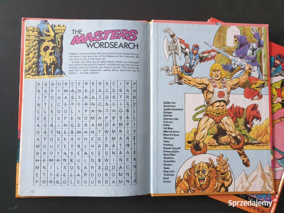 HeMan Masters Of The Universe Annual 1986 komiks Gdynia sprzedam