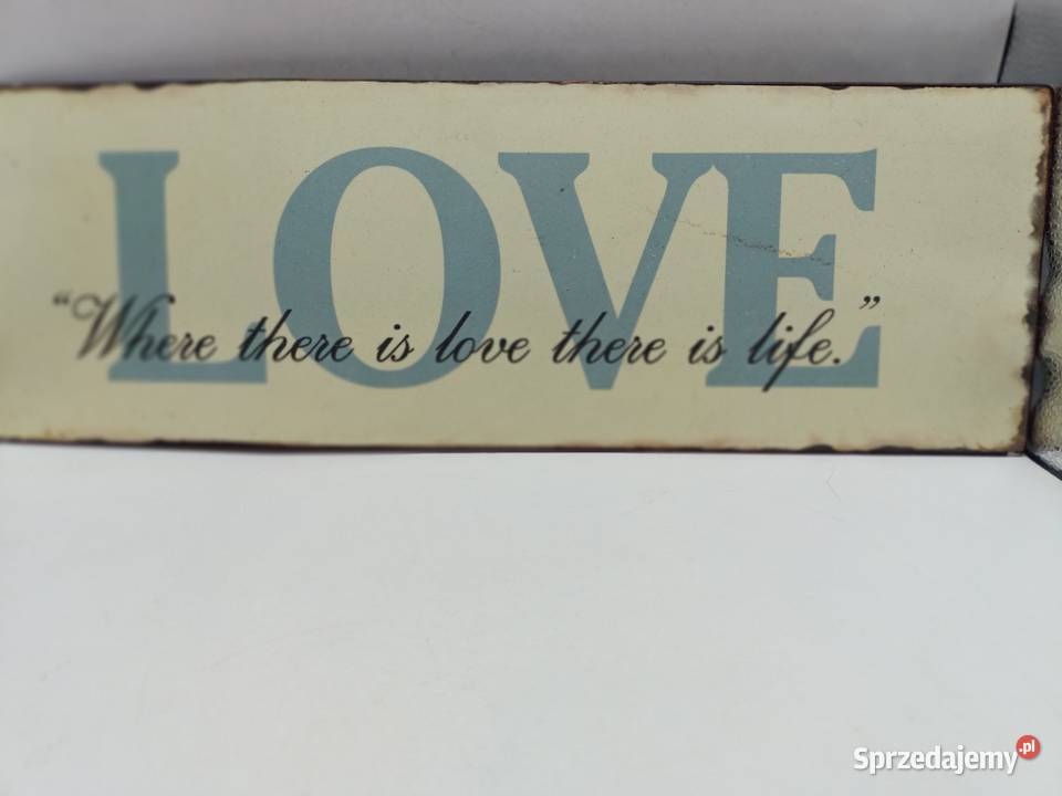 Stary szyld reklama LOVE Zamość