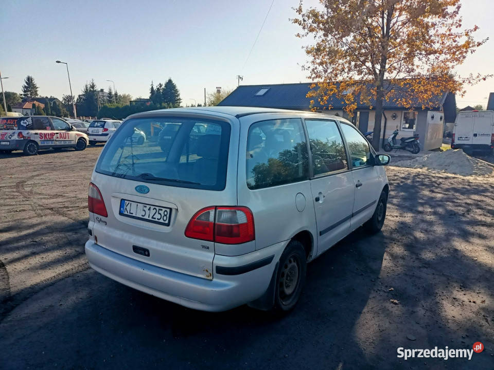 Ford Galaxy Ford Galaxy 19TDI 90 00r 7os Mk1 srebrny Tarnów