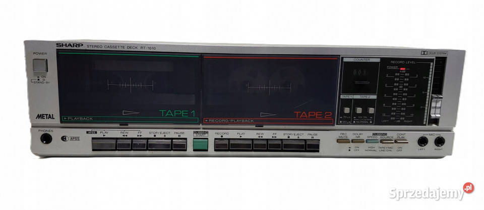 sharp RT 1010 Stereo Cassette Deck magnetofon wielkopolskie Międzychód sprzedam
